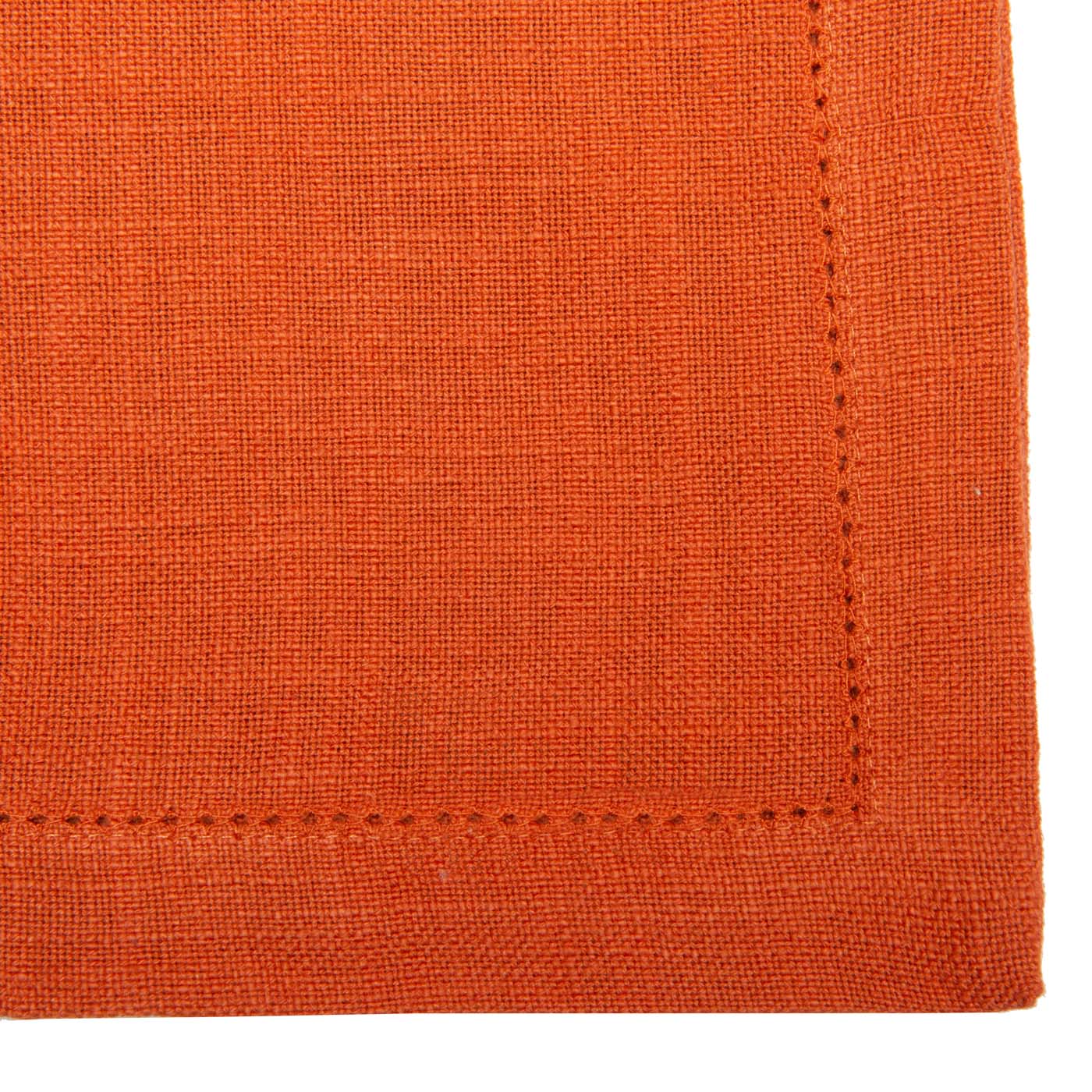 Caravan Hemstitch Napkin - Orange