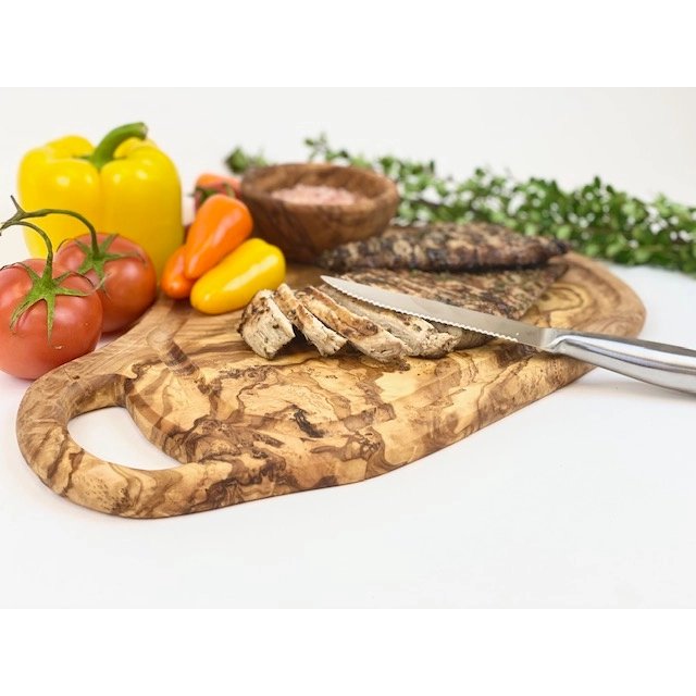 Olive Wood Grooved Carving/Charcuterie Board (Various Sizes)