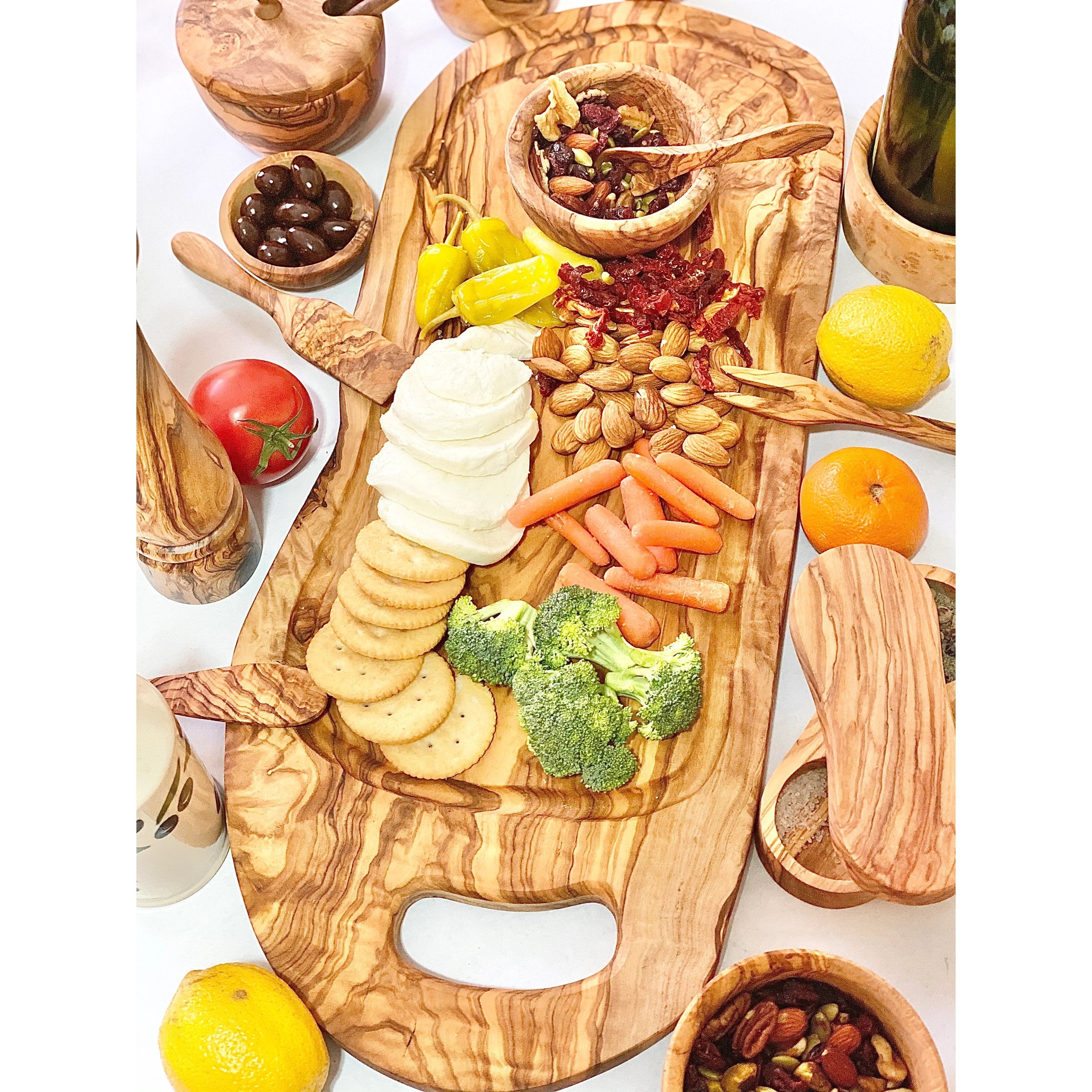 Olive Wood Grooved Carving/Charcuterie Board (Various Sizes)
