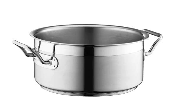 Cook N Home Stock Pot with Lid, Basics Stainless Steel Casserole