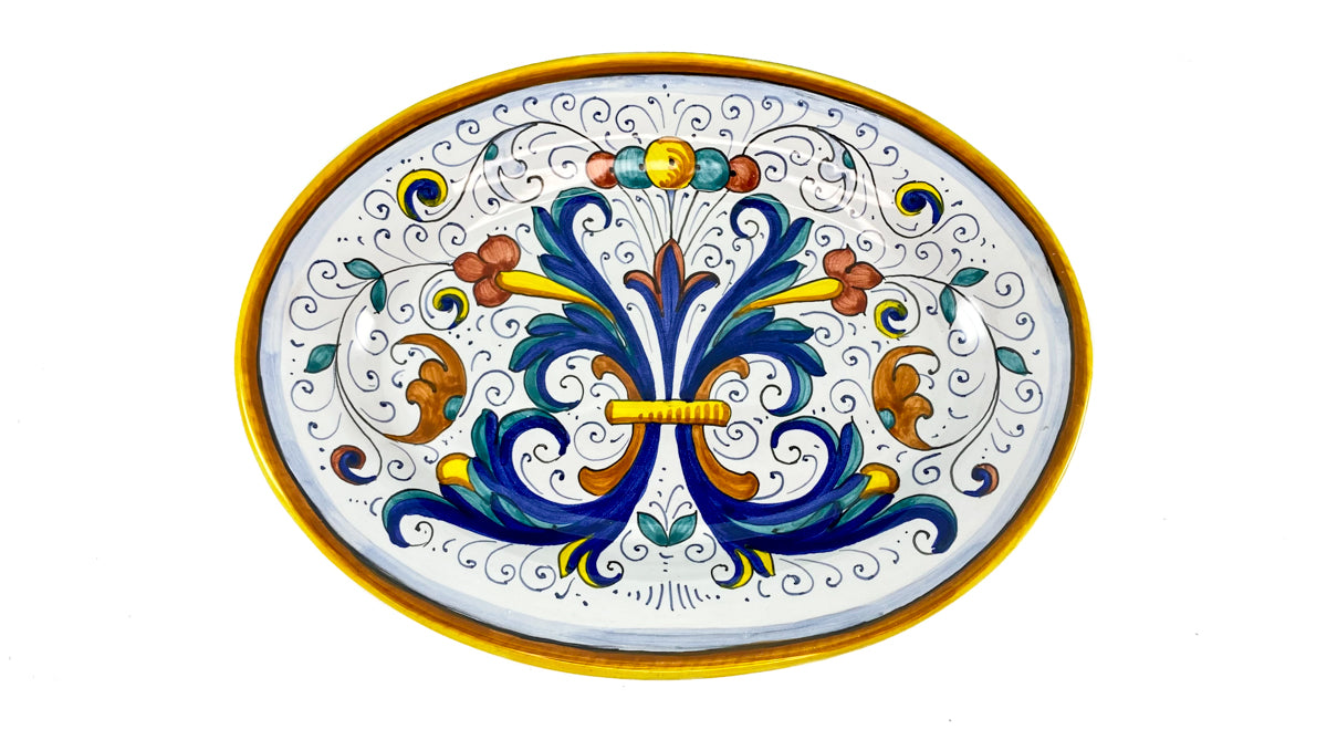 Sberna Deruta OvalPlatter - 30cm (12")