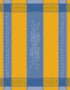 Tissus Toselli Grignan Yellow/Blue Tablecloth