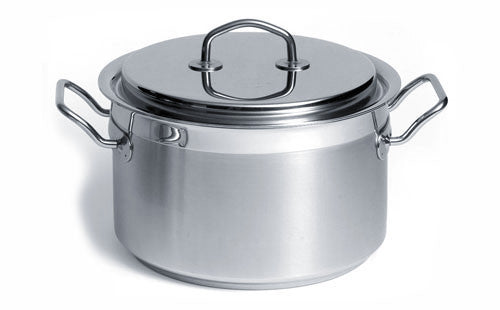 Silga Teknika World's Best Stainless Steel Cookware High Saucepan or Casserole with a lid - 4 litres