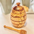 Olive Wood Honey Jar
