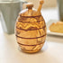 Olive Wood Honey Jar