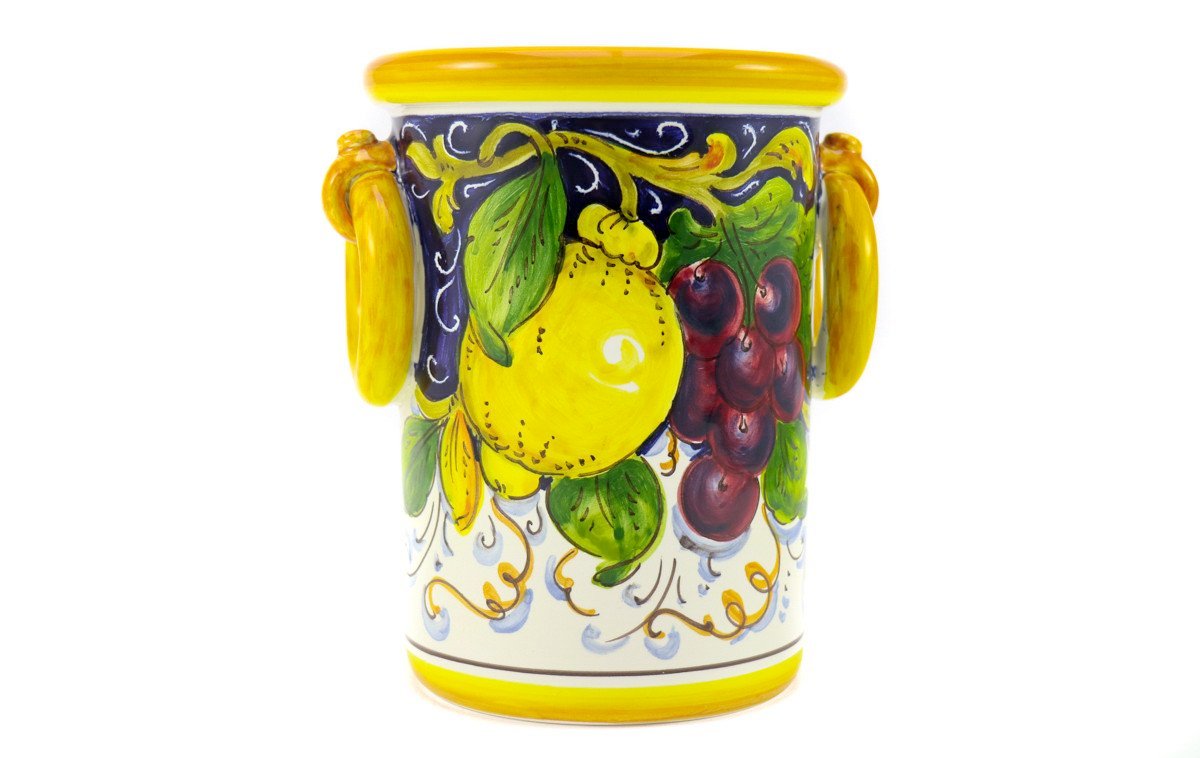 Borgioli - Mixed Fruits Bottle or Utensil Holder