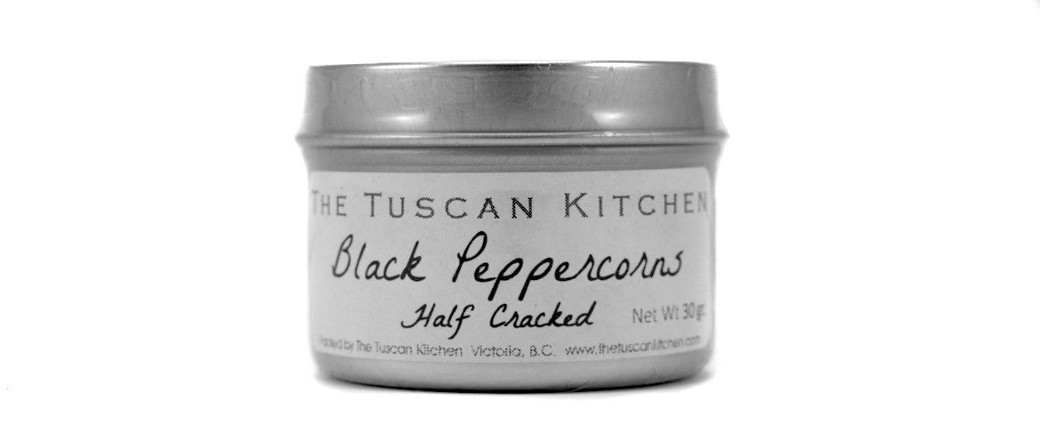 Half Cracked Black Peppercorns