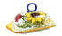 Borgioli - Sunflower on White Butter Dish