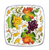 Borgioli - Grapes Square Platter 34cm (13.4")