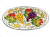 Borgioli - Grapes Oval Platter 22cm x 42cm (8.6" x 16.5")