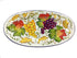 Borgioli - Grapes Oval Platter 22cm x 42cm (8.6" x 16.5")
