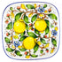 Borgioli - Lemons on White Square Platter 34cm (13.4")