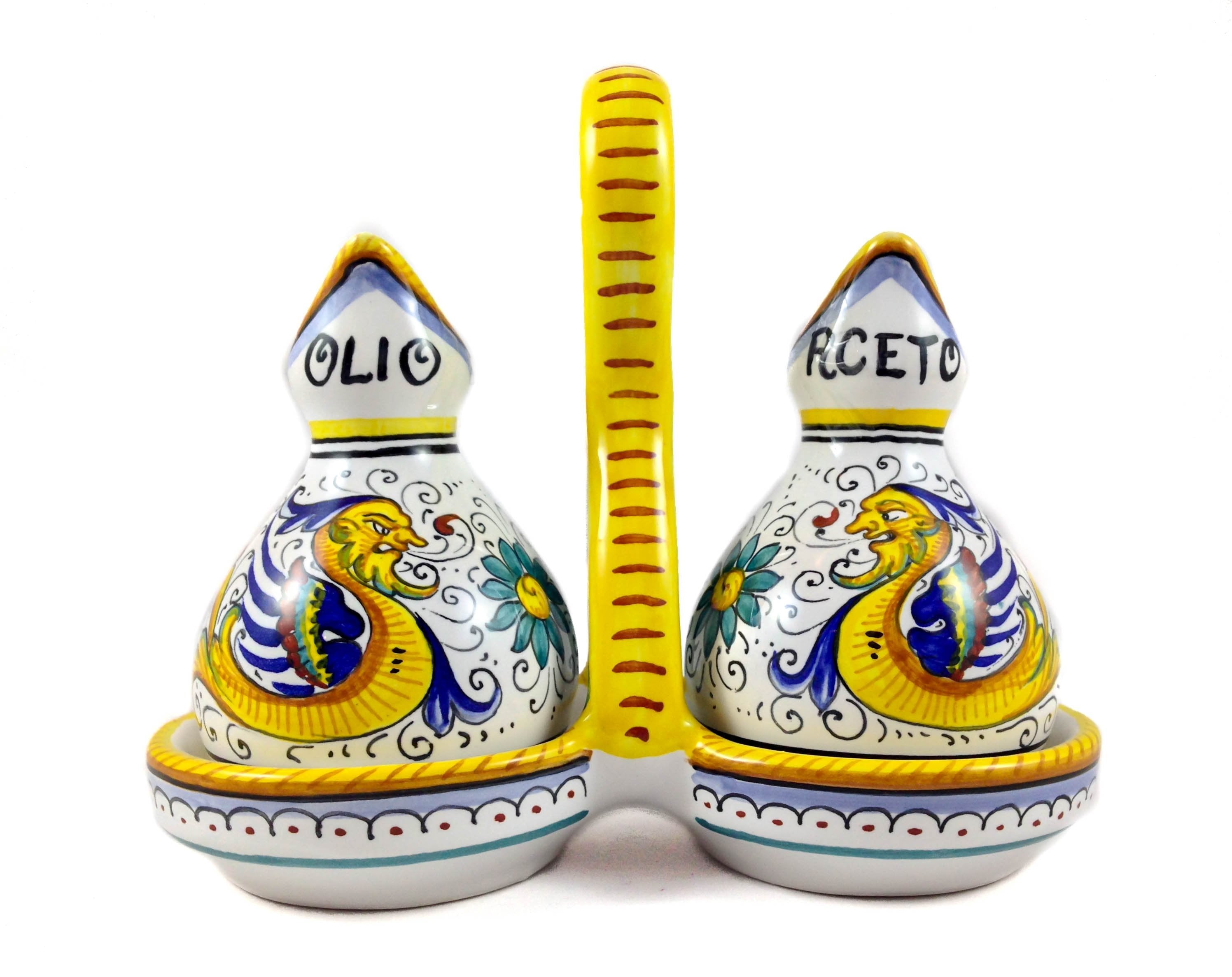 Sberna Raffaellesco Oil & Vinegar Cruet Set