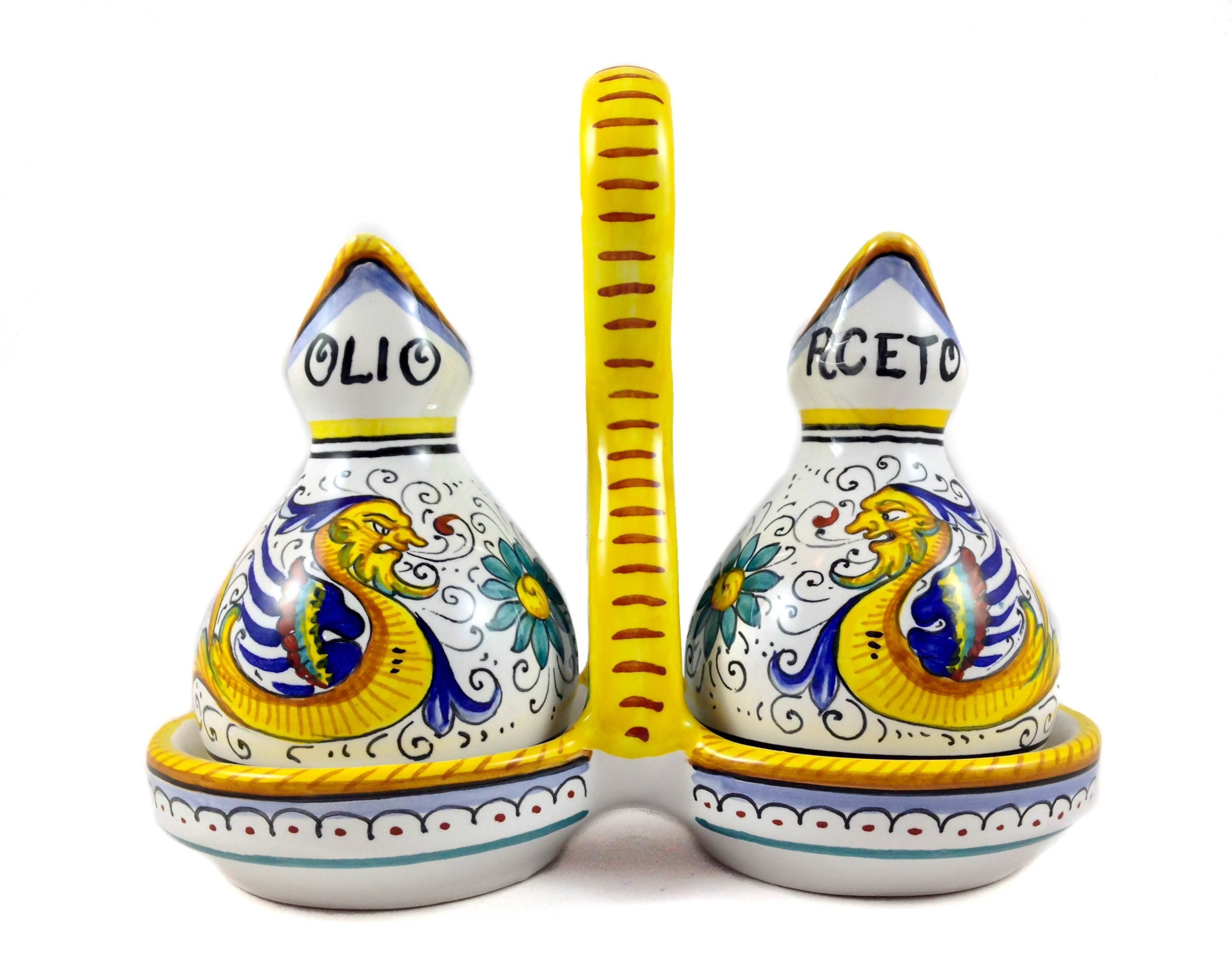 Sberna Raffaellesco Oil & Vinegar Cruet Set