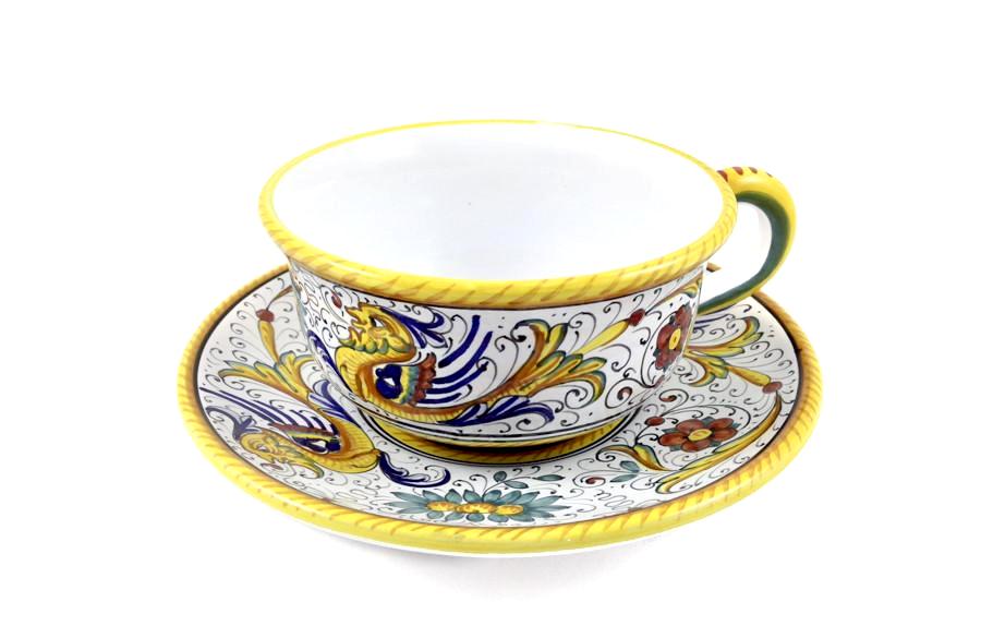 Sberna Raffaellesco Caffe Latte Cup & Saucer