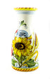 Borgioli - Sunflower on White Wine Bottle 500ml (16.9 fl oz)