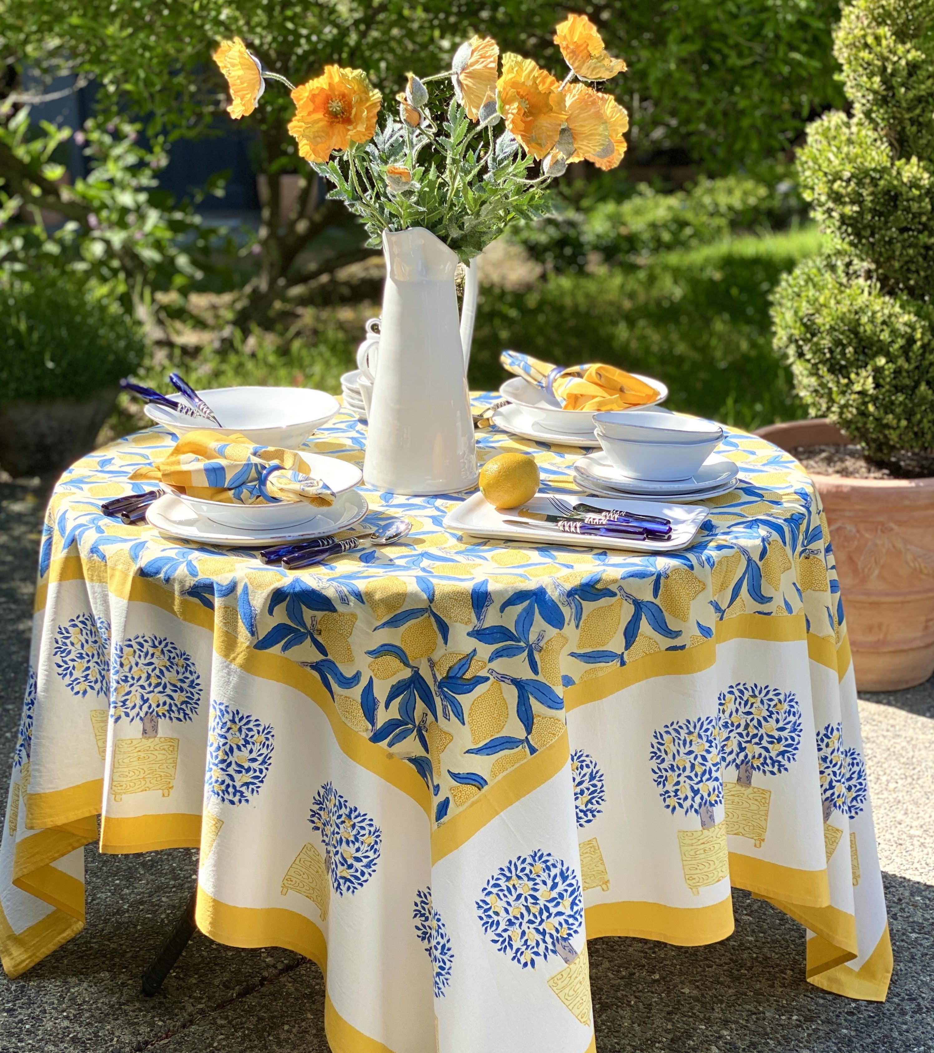Lemon Tree Tablecloth