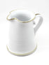 White Conical Pitcher made by hand outside Florence, Italy by Ceramiche Fiorentine