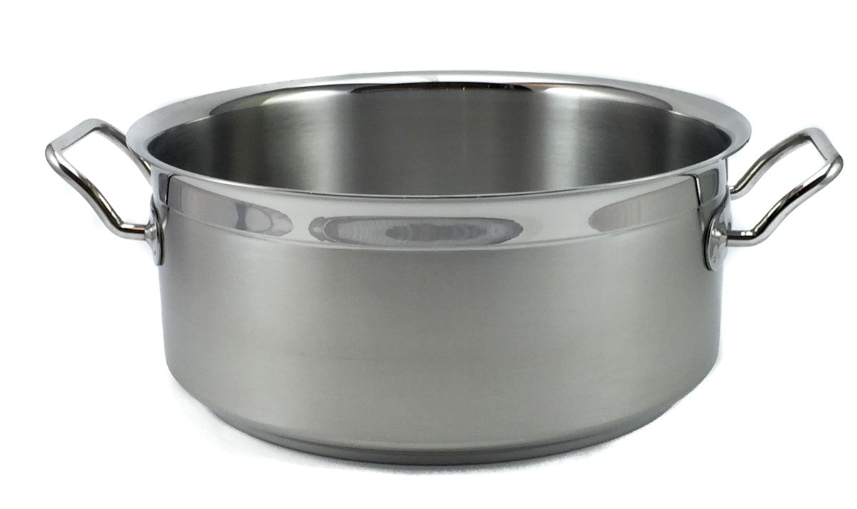 Silga Teknika World's Best Stainless Steel Cookware Saucepan or Casserole with a lid - 7.3 litres