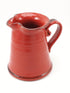 Red Conical Pitcher made by hand outside Florence, Italy by Ceramiche Fiorentine