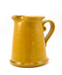 Yellow Conical Pitcher made by hand outside Florence, Italy by Ceramiche Fiorentine
