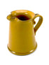 Yellow Conical Pitcher made by hand outside Florence, Italy by Ceramiche Fiorentine