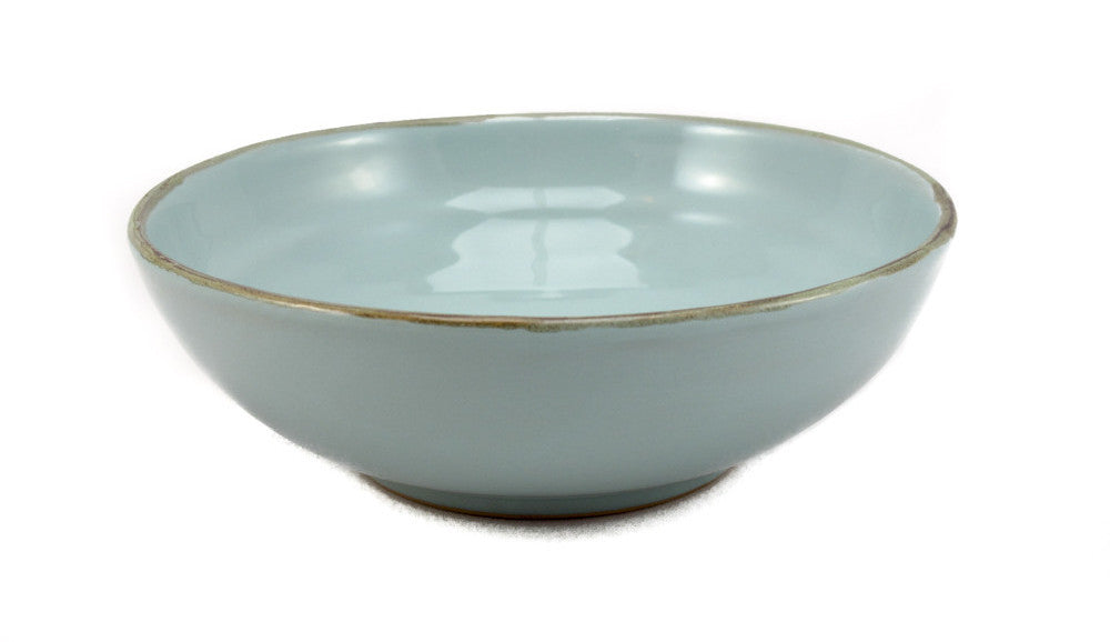 Blue 25cm Bowl for Serving made by hand outside Florence, Italy by Ceramiche Fiorentine