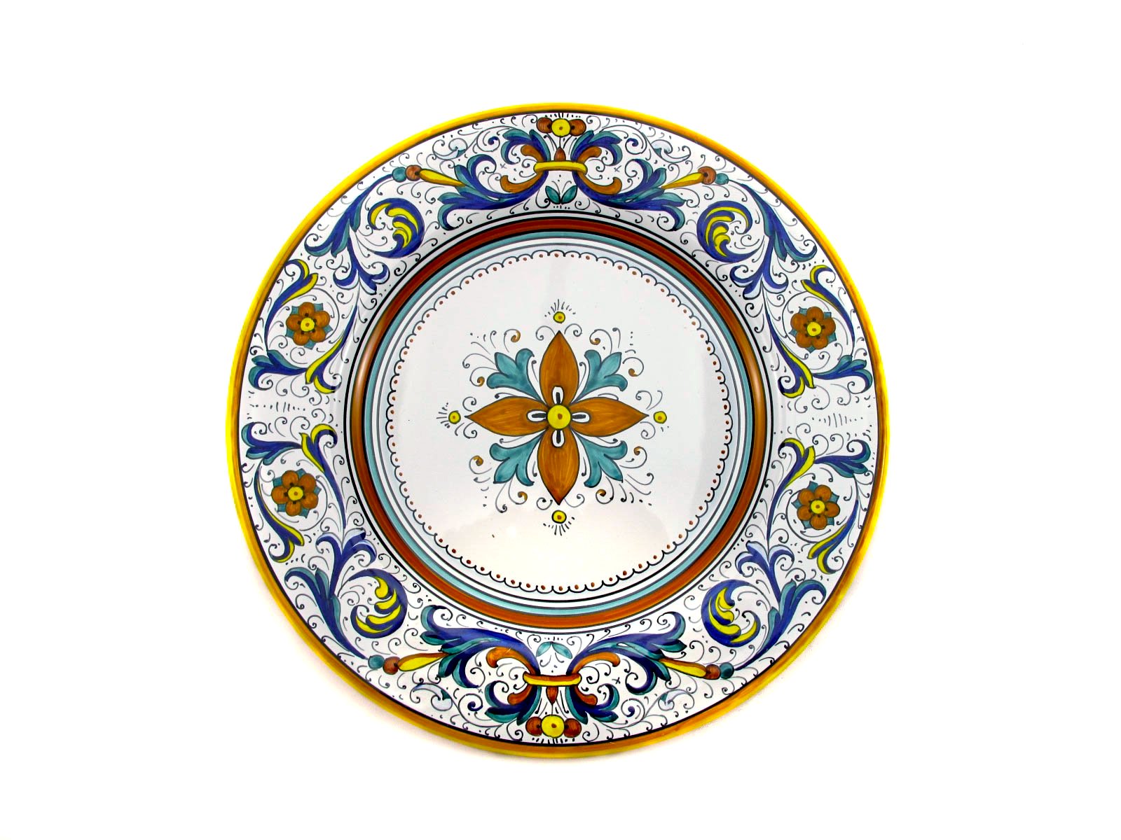 Sberna Deruta Dinner Plate - Smooth Edge