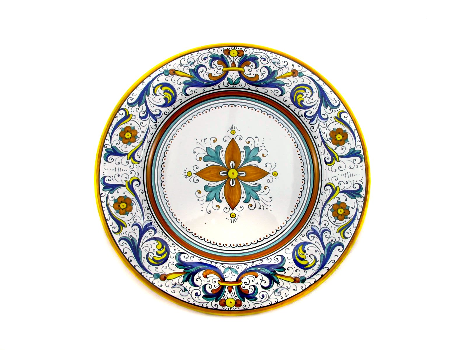 Sberna Deruta Dinner Plate - Smooth Edge