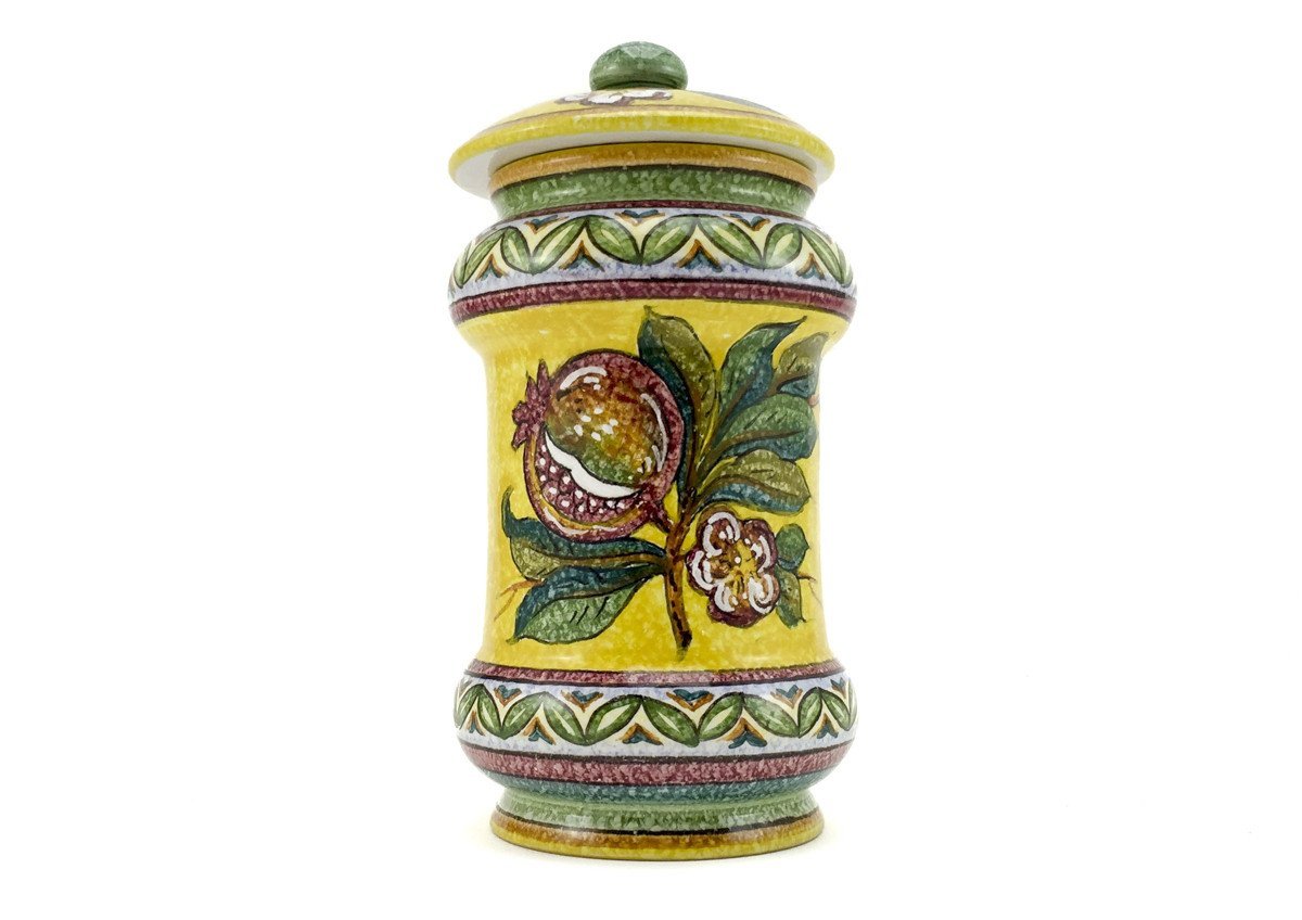 Gialletti & Pimpinelli Fruit on Yellow Medium Canister