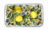 Borgioli - Lemons on White Rectangular Platter 20cm x 34cm (7.8" x 13.4")