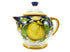 Borgioli - Lemons on Blue Tea Pot