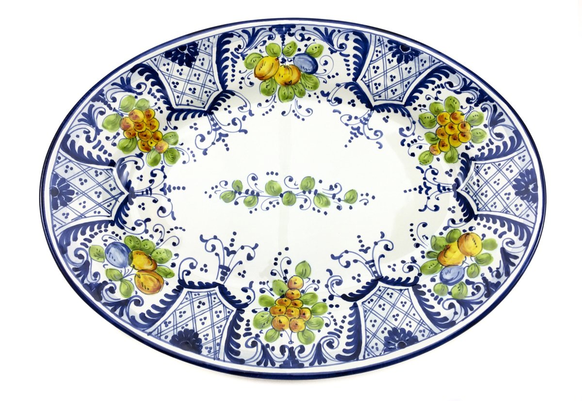 Borgioli - Fruttina Oval Platter 27cm x 37cm (10.6" x 14.6")