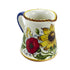 Borgioli - Sunflower on White Small Conical Creamer