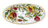 Borgioli - Pomegranate on White Oval Platter 22cm x 42cm (8.6" x 16.5")