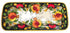 Borgioli - Pomegranate on Black Rectangular Platter 25cm x 55cm (9.8" x 21.6")