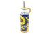 Borgioli - Sunflower on Blue Vinegar Cruet 15cm (5.9")