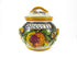 Borgioli - Pomegranate on Black Small Biscotti Jar