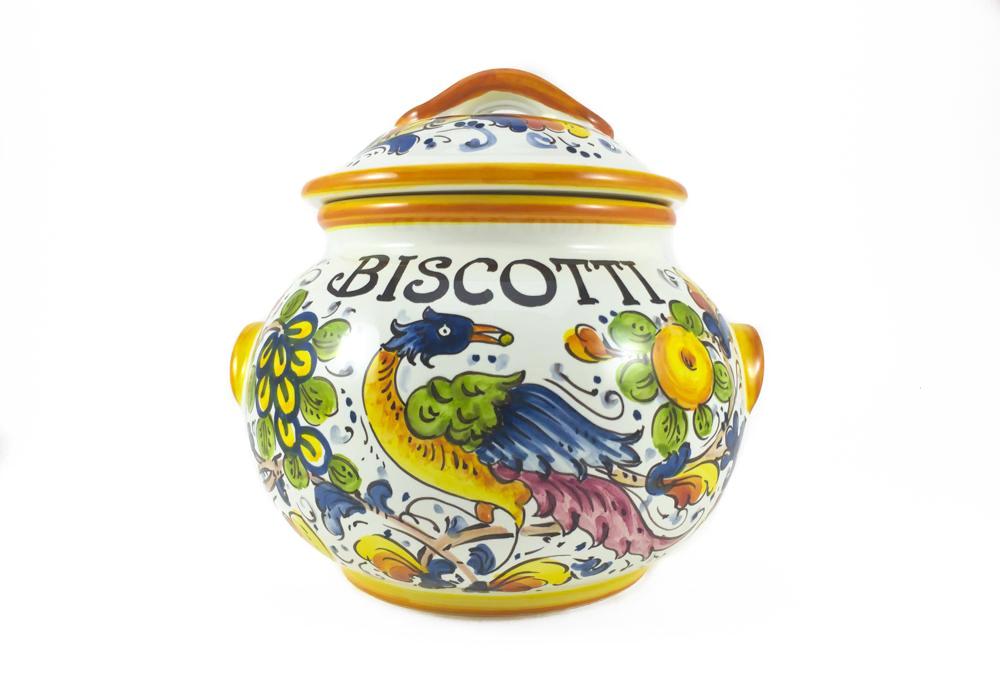 Borgioli - Birds of Paradise Small Biscotti Jar