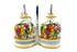 Borgioli - Pomegranate on White Oil & Vinegar Cruet Set