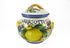Borgioli - Lemons on White Small Biscotti Jar