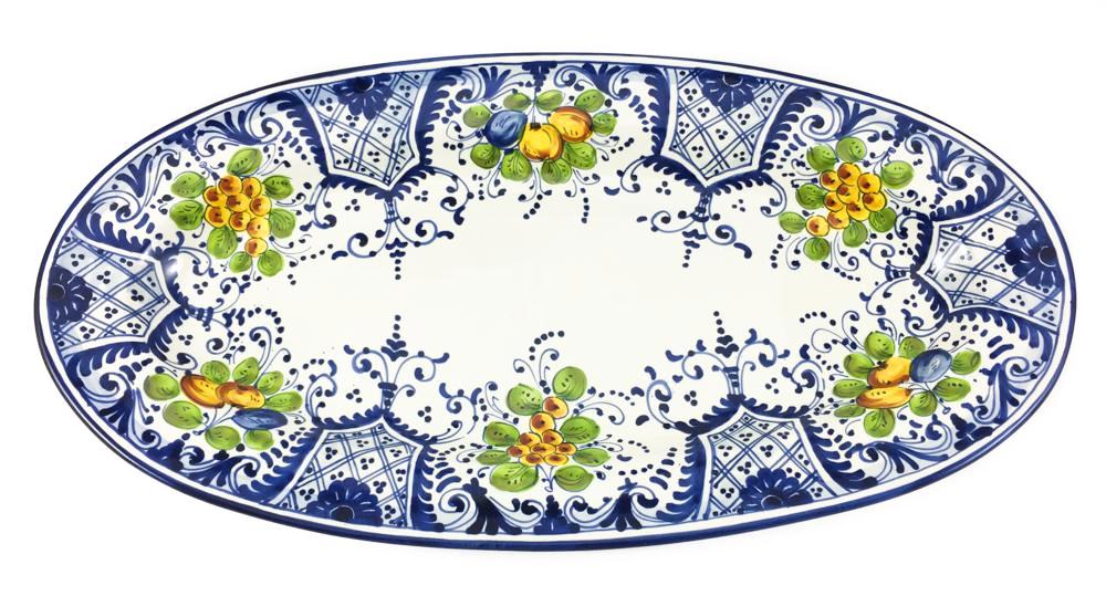 Borgioli - Fruttina Oval Platter 22cm x 42cm (8.6" x 16.5")