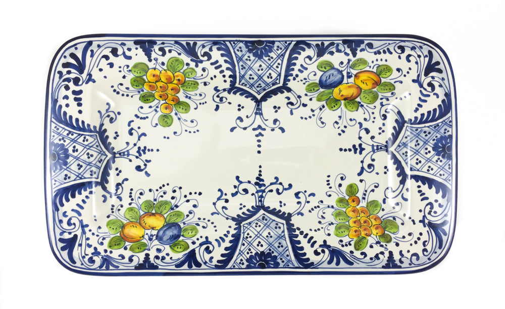 Borgioli - Fruttina Rectangular Platter 20cm x 34cm(7.9" x 13.4")