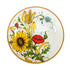 Borgioli - Sunflower on White Dinner Plate 1/2 Decor