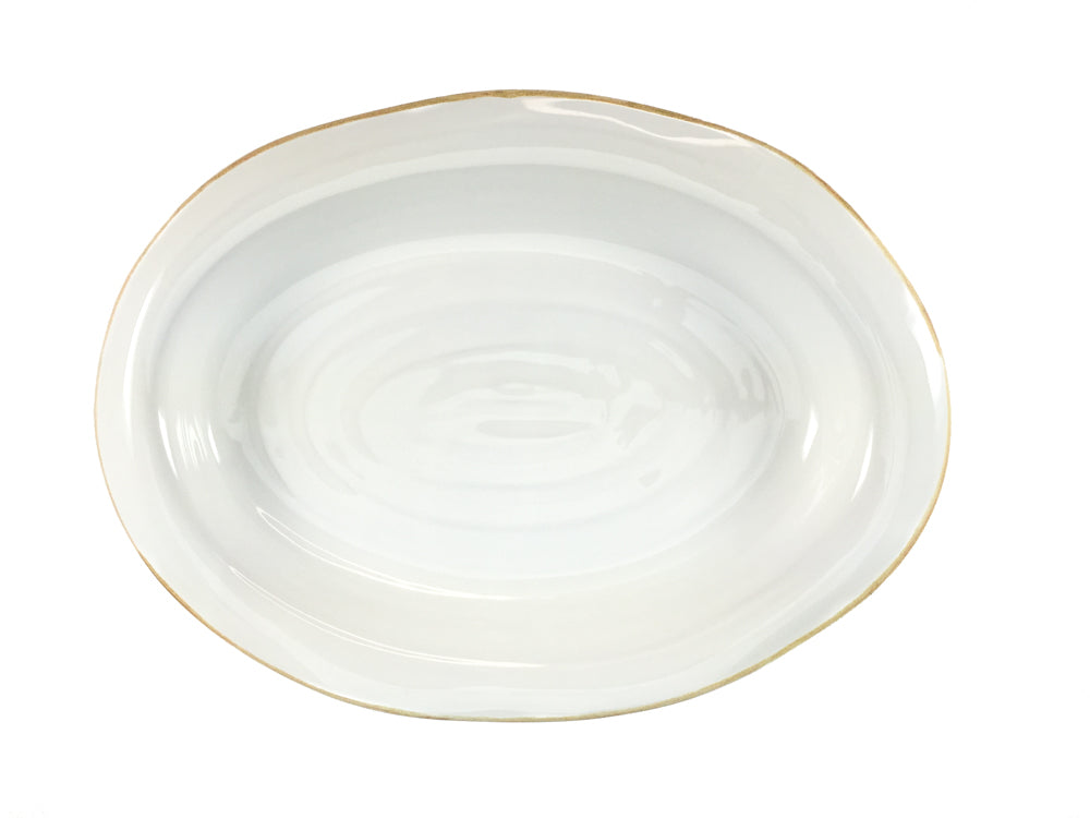 Medium Oval Serving Platter (curved rim)