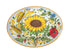 Borgioli - Sunflower on White Oval Platter 27cm x 37cm (10.6" x 14.5")