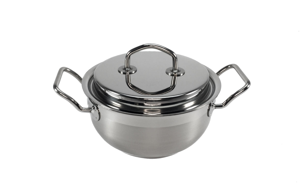 Silga Teknika Cookware Pot Saucepan Low Casserole Risotto #17028-NWT #1 5.3  Qt