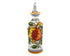 Borgioli - Pomegranate on White Vinegar Cruet 15cm (5.9")