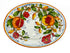Borgioli - Pomegranate on White Oval Platter 27cm x 37cm (10.6" x 14.5")