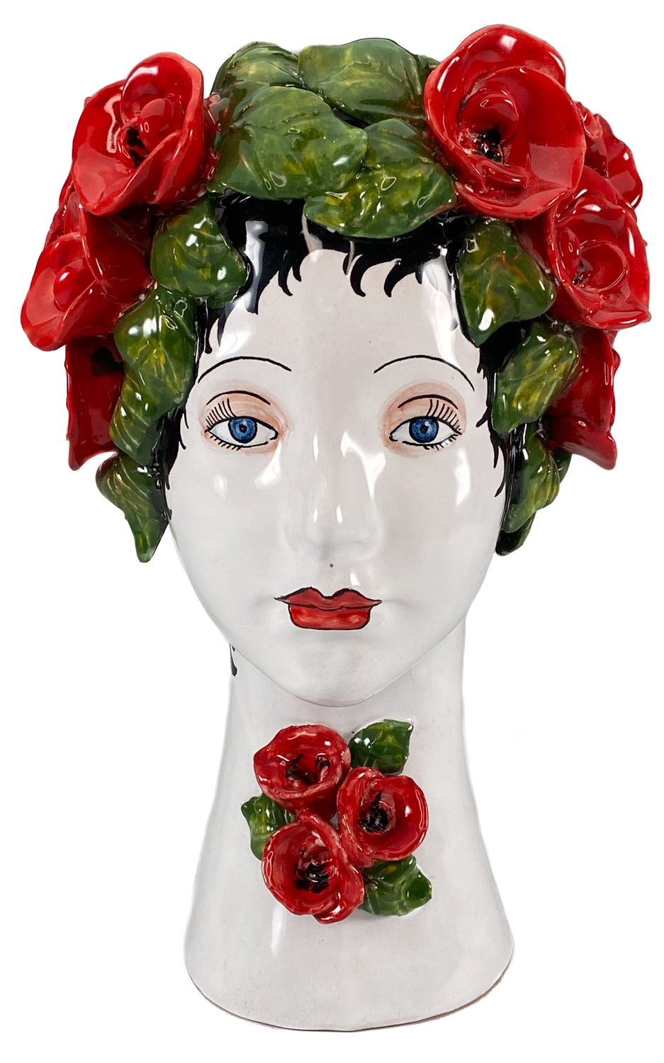 Virginia Casa "Donatello" Lady Figure - Poppies